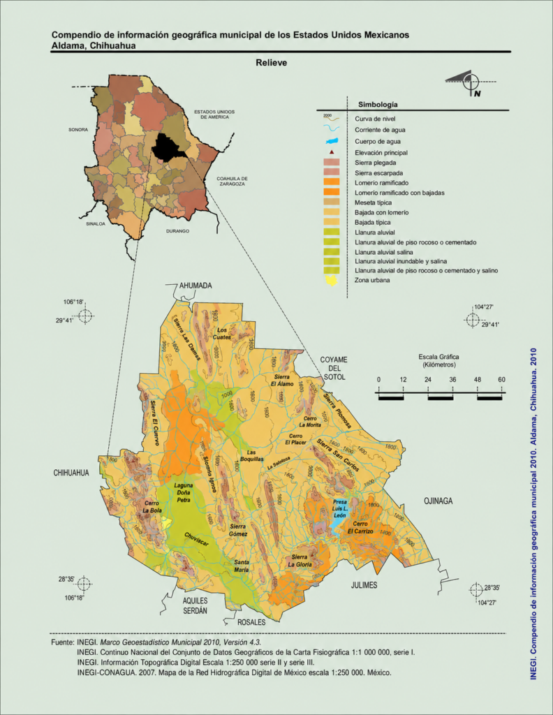 Mapa Hidrico Aldama