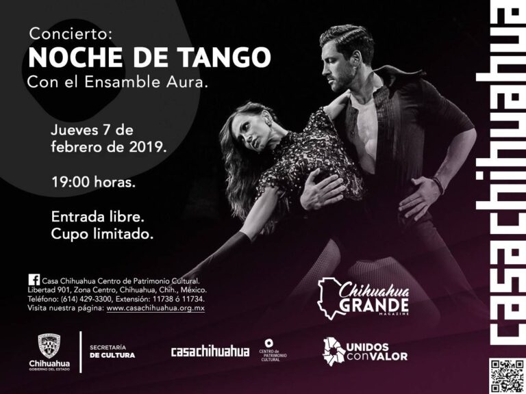 Cartel noche de tango